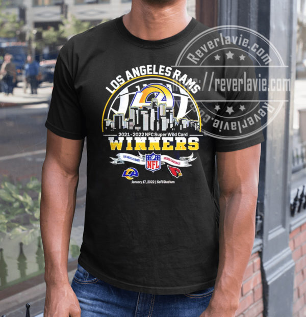 Los Angeles Rams Winners Champions 2021 2022 NFC Super Wild Card T-Shirt