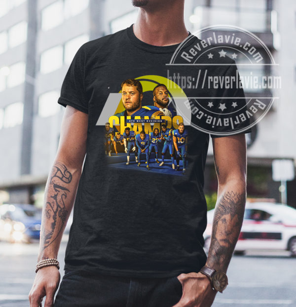 Los Angeles Rams Wins Champions 2022 NFC West Division T-Shirt
