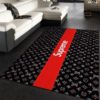 Supreme X Deadpool Living Room Area Carpet Supreme Rug Home Decor
