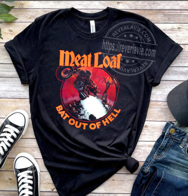 Meat Loaf Bat Out Of Hell Bike New Design T-Shirt