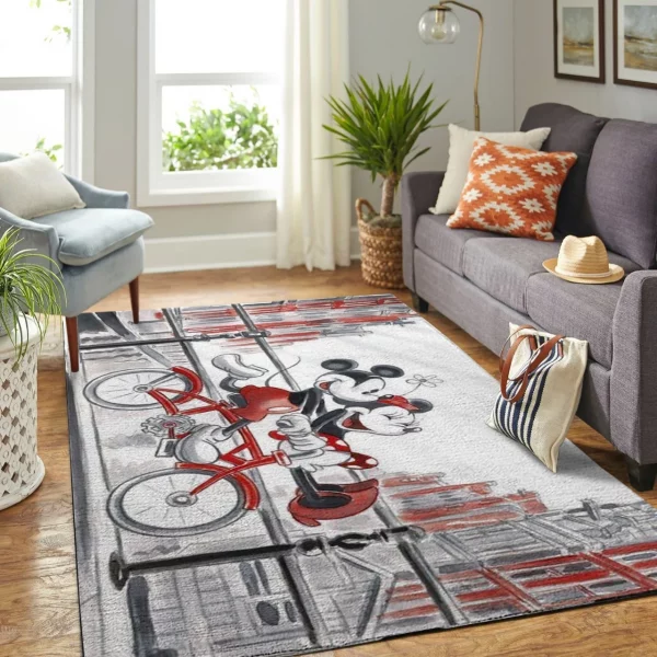 Mickey And Minnie Mouse Disney  Rug Home Decor