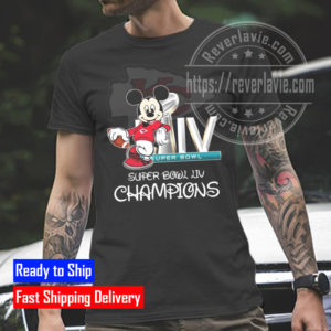 Mickey Kansas City Chiefs 2022 Super Bowl LIV Champions T-Shirt