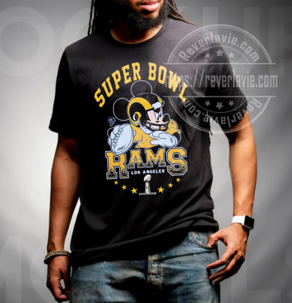 Mickey Los Angeles Rams 2022 Super Bowl Champions T-Shirt