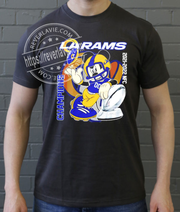 Mickey Los Angeles Rams NFC Champions 2021 2022 T-Shirt