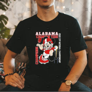 Mickey Mouse Alabama Crimson Tide Wins Champions 2022 CFP National Championship T-Shirt