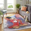 Bonjour Mickey Mouse Minnie Mouse Disney Rug Home Decor