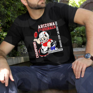 Mickey Mouse Arizona Cardinals 2022 NFC West Division Fan Gifts T-Shirt