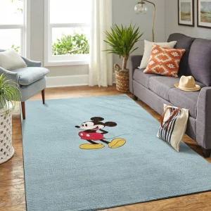 Mickey Mouse Art Area Rug Disney Rug Home Decor