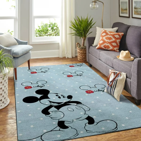 Mickey Mouse Logo Rug Disney Rug Home Decor