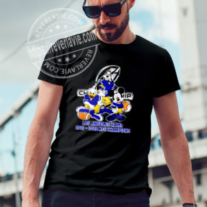 Mickey Mouse and Friends Los Angeles Rams 2021 2022 NFC Champions Funny T-Shirt