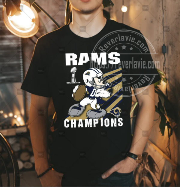 Mickey Rams Champions 2022 Super Bowl LIV Classic T-Shirt