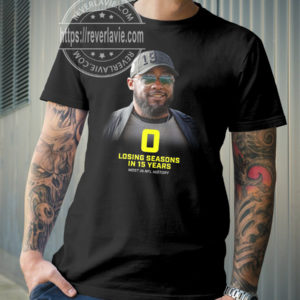 Mike Tomlin NFL 0 Losing Season In 15 Years T-Shirt