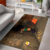 Iron Ore Minecraft Bedroom Area Rug Design