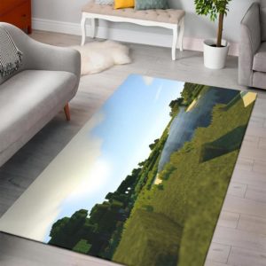 Minecraft Nature Bedroom Area Rug