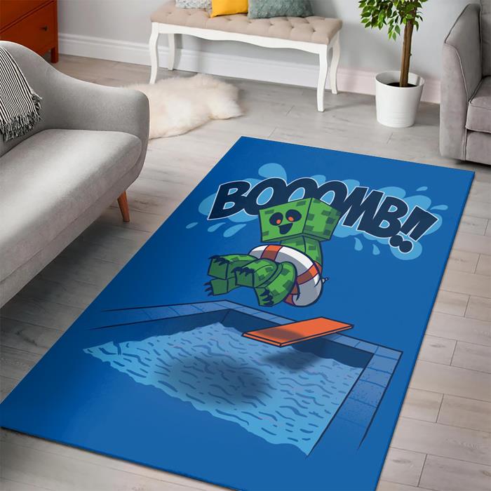 Minecraft Zombie Booomb Minecraft Bedroom Area Rug Design Minecraft Zombie Booomb Minecraft Bedroom Area Rug Design