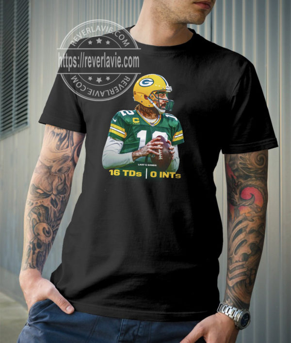 NFL MVP 2021 Aaron Rodgers Green Bay Packers T-Shirt