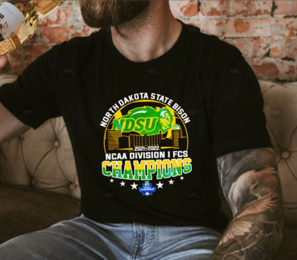 North Dakota State Bison NDSU Champions 2022 Unisex T-Shirt