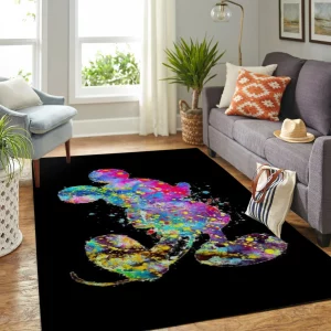 Painting Mickey Mouse Artwork Rug Home Decor