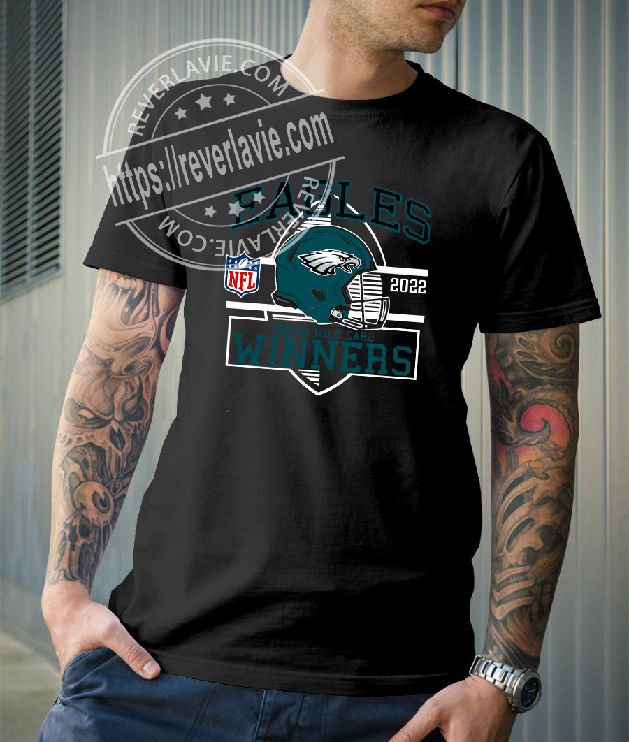 Philadelphia Eagles Winners 2022 Super Wild Card NFL Divisional T-Shirt Philadelphia Eagles Winners 2022 Super Wild Card NFL Divisional T-Shirt