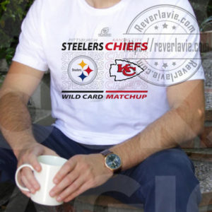 Pittsburgh Steelers Vs Kansas City Chiefs 2022 NFL Wild Card Matchup T-Shirt