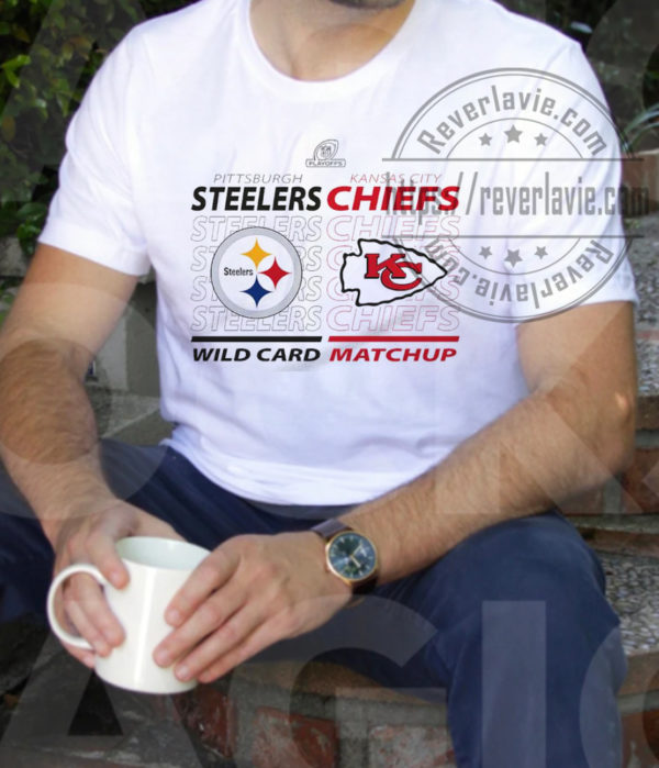 Pittsburgh Steelers Vs Kansas City Chiefs 2022 NFL Wild Card Matchup T-Shirt