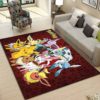 Eevee Pokemon Generation Evolution Rug Home Decor