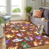 Cute Pokemon Collection Area Rug Home Decor