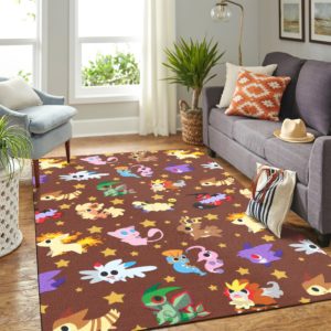 Pokemon Chibi Art Rug Home Decor