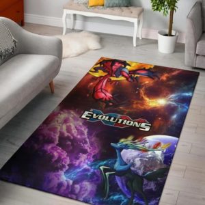 Pokemon X And Y Evolutions Fantastic Planet Rug Home Decor