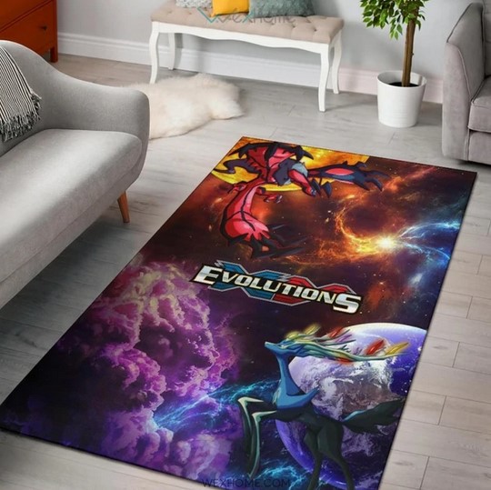 Pokemon X And Y Evolutions Fantastic Planet Rug Home Decor Pokemon X And Y Evolutions Fantastic Planet Rug Home Decor