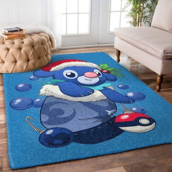 Popplio Christmas Pokemon Rug Home Decor