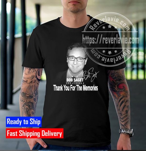 RIP Bob Saget Thank You For The Memories Signatures T-shirt