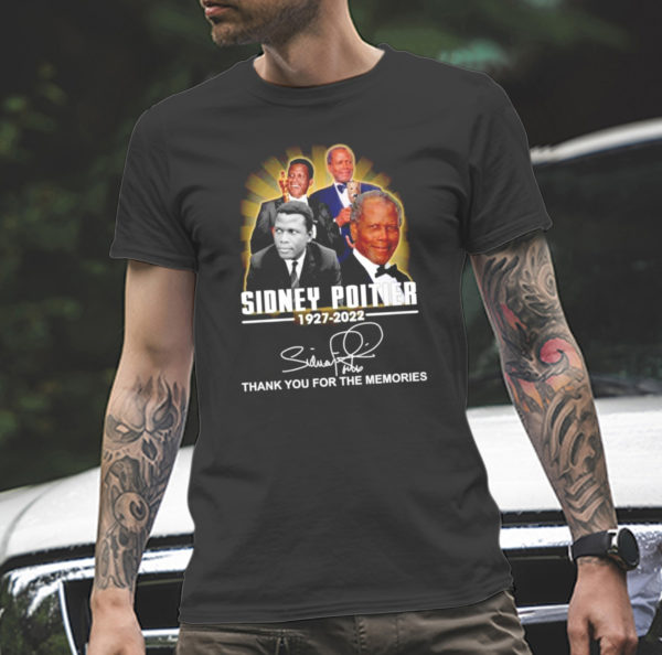 RIP Sidney Poitier 1927 – 2022 Signature T-Shirt