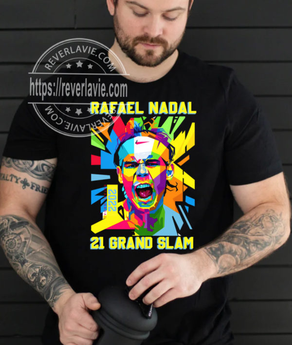 Rafael Nadal Tennis Champions 21 Grand Slam T-Shirt.jpg