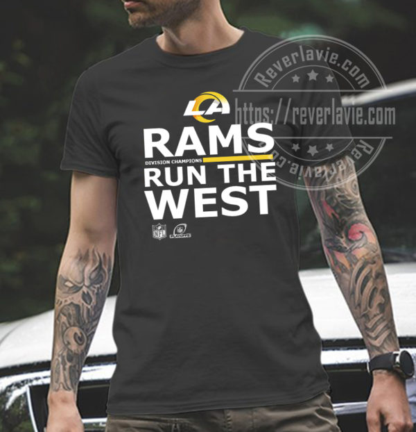 Run The West Los Angeles Rams 2022 NFC West Division Championship Unisex T-Shirt
