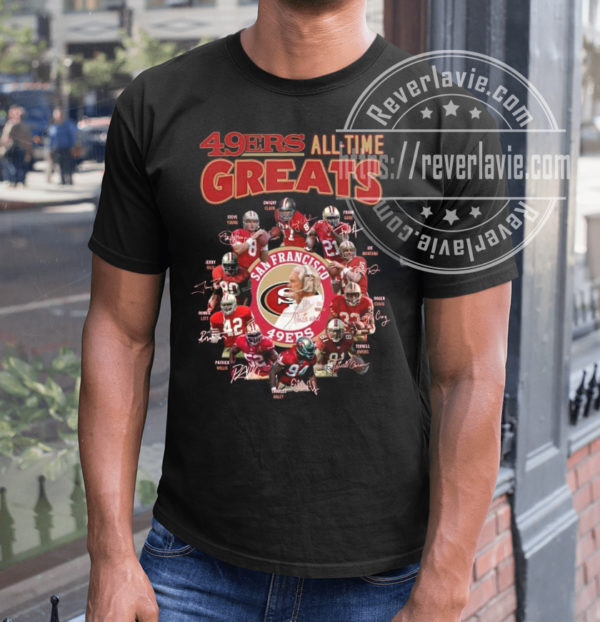 San Francisco 49ers Members All-Time Greats Signature Unisex T-Shirt