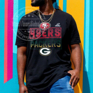 San Francisco 49ers Vs Green Bay Packers 2021 2022 Divisional Matchup NFL T-Shirt