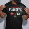 San Francisco 49ers Vs Green Bay Packers 2022 Super Wild Card NFL Unisex T-Shirt