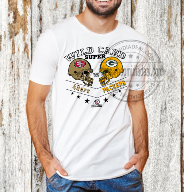 San Francisco 49ers Vs Green Bay Packers 2022 Super Wild Card NFL Unisex T-Shirt