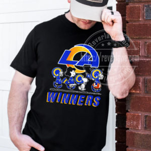 Snoopy Los Angeles Rams Winners Champions 2021 2022 Wild Card NFL T-Shirt
