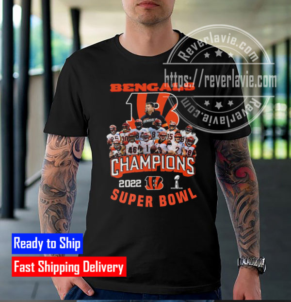 Super Bowl 2022 Cincinnati Bengals Champions T-Shirt