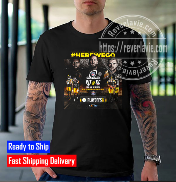 Super Wild Card 2021-2022 Kansas City Chiefs Vs Pittsburgh Steelers T-Shirt