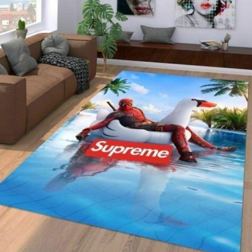 Louis Vuitton X Supreme Rug Home Decor - REVER LAVIE