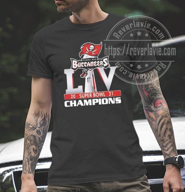 Tampa Bay Buccaneers 2021 2022 Super Bowl LV New Design T-Shirt
