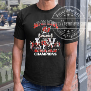 Tampa Bay Buccaneers Champions 2021 2022 Super Bowl LV T-Shirt