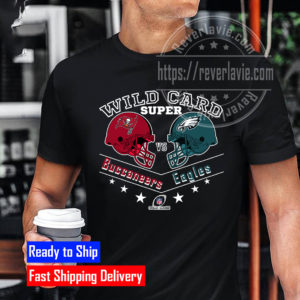 Tampa Bay Buccaneers Vs Philadelphia Eagles 2021-2022 Super Wild Card T-Shirt