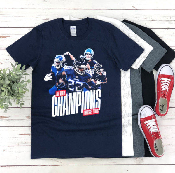Tennessee Titans Champions 2022 Conference Championships T-Shirt
