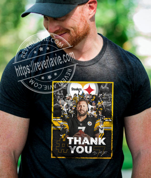 Thank You 7 Big Ben Roethlisberger Pittsburgh Steelers NFL Unisex T-Shirt