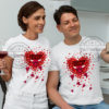 Chicago Bulls T Shirt For Valentines Day