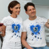 Los Angeles Clippers Valentine Day Couple T Shirt